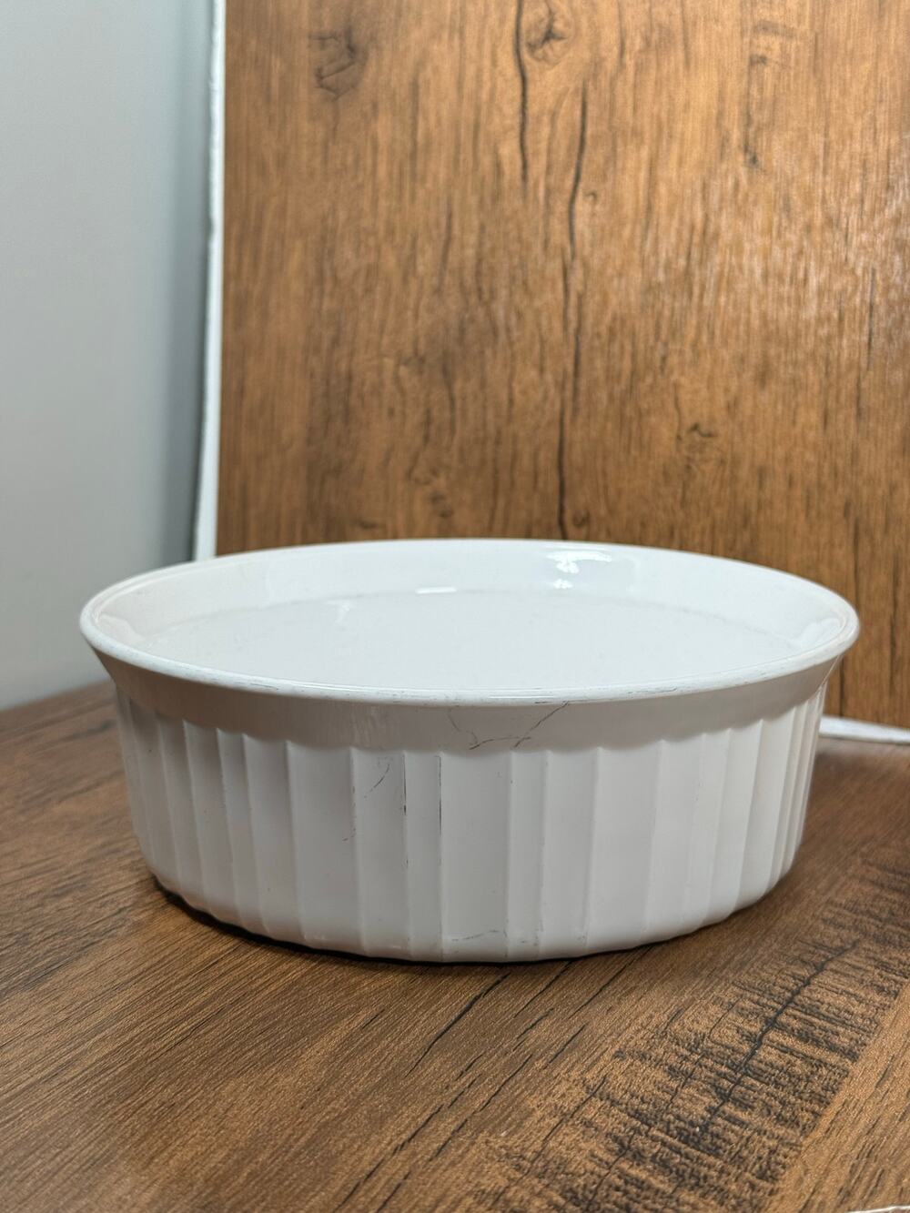 Corning Ware French White 6 In 24oz 725ml Baking Dish No Lid